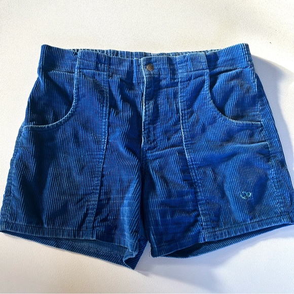 Vintage OP Ocean Pacific blue corduroy shorts 33 - Picture 6 of 15